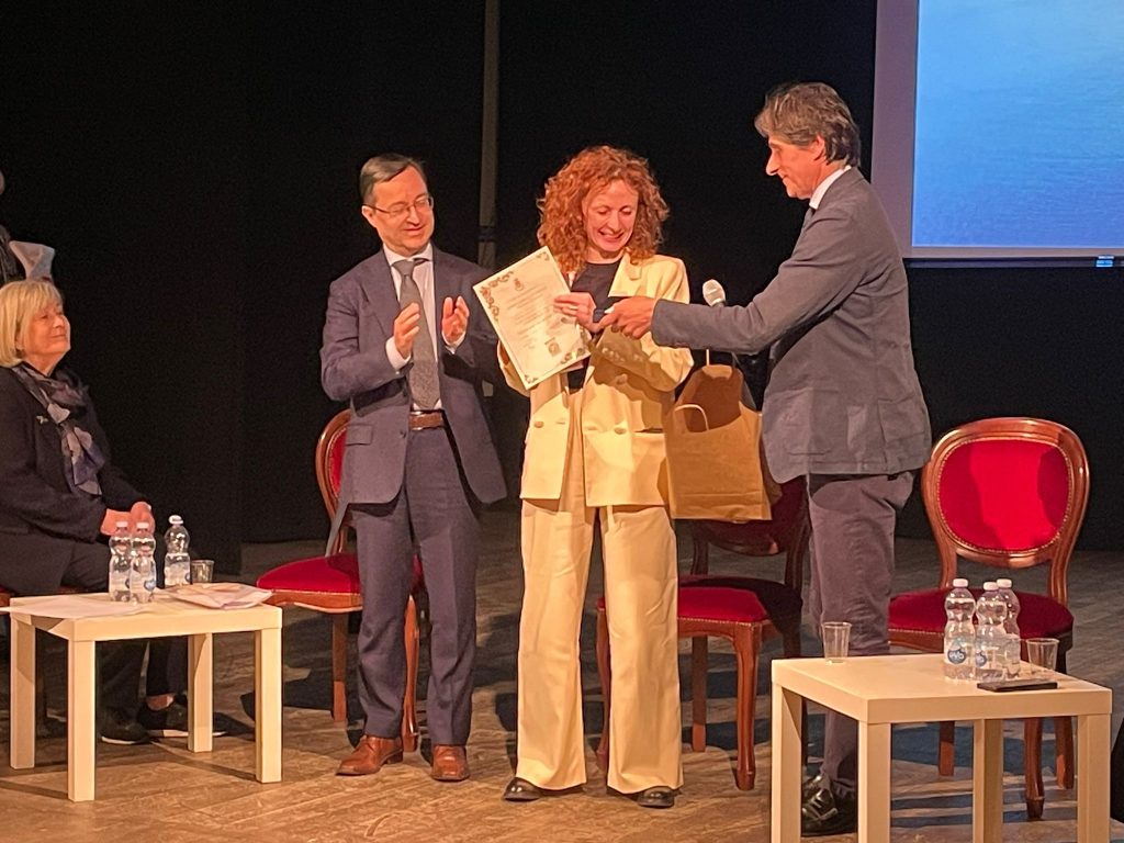 Premiazione di Anna Gabriella Chisena